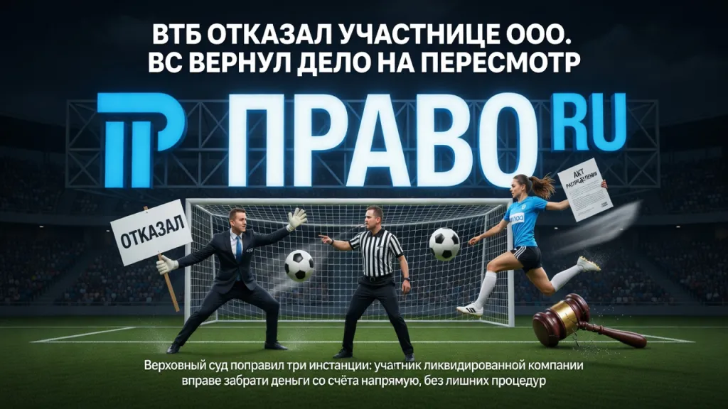 ВТБ отказал участнице ООО. ВС вернул дело на пересмотр